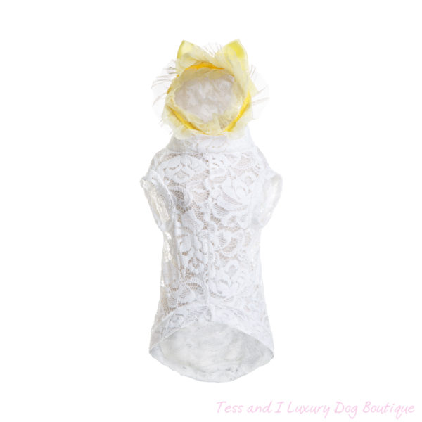 FOR PETS ONLY-MY TOPOMIO LACE TOP YELLOW-LIMITED EDITION  - Image 2