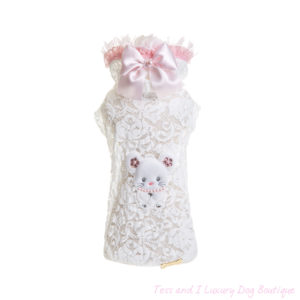 FOR PETS ONLY-MY TOPOMIO LACE TOP PINK-LIMITED EDITION