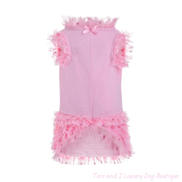 FOR PETS ONLY-FUCHSIA RUCHES DRESS-LIMITED EDITION - Image 2