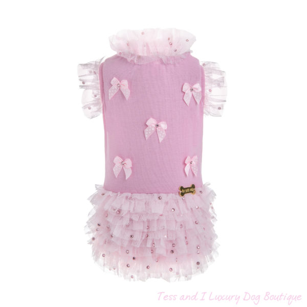 FOR PETS ONLY-BABY PINK RUCHES DRESS-LIMITED EDITION