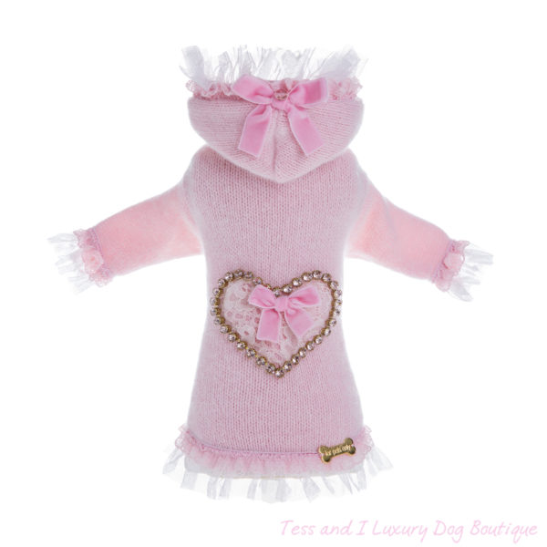 FOR PETS ONLY-MY LOVE WOOL PULL PINK-LIMITED EDITON
