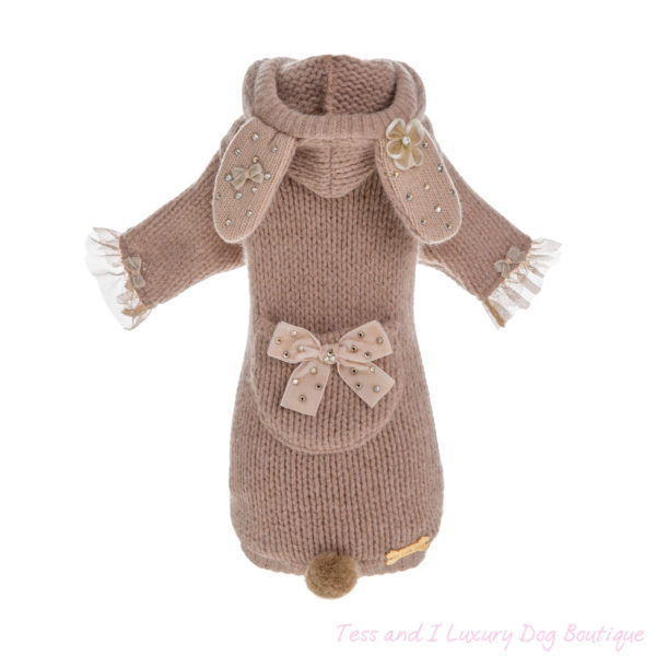 FOR PETS ONLY-BUNNY WOOL PULL CAMEL-LIMITED EDITON