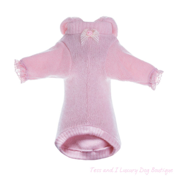 FOR PETS ONLY-BUNNY WOOL PULL PINK-LIMITED EDITION - Image 2