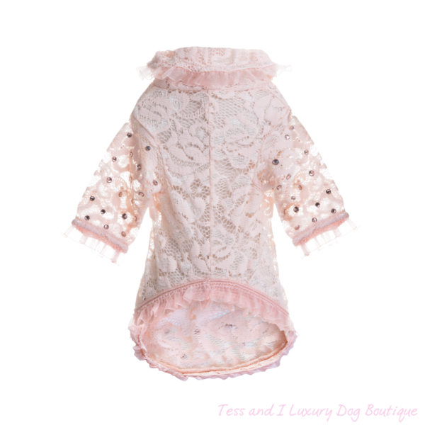 FOR PETS ONLY-MY SPARKLING PINK LACE TOP-LIMITED EDITION - Image 2