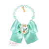 FOR PETS ONLY- DIAMOND COCKTAIL PARTY NECKLACE-AQUA