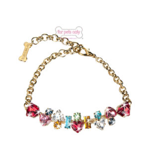 FOR PETS ONLY-FABULOUS BIJOUX RED NECKLACE