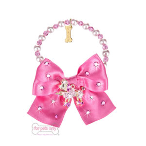 FOR PETS ONLY-POODLE FUCHSIA NECKLACE
