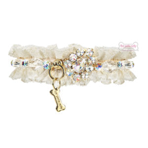 FOR PETS ONLY-CREAM QUEEN COLLAR