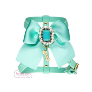 FOR PETS ONLY-COCKTAIL PARTY AQUA HARNESS