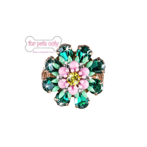 FOR PETS ONLY-PARTY FLOWER HAIR CLIP