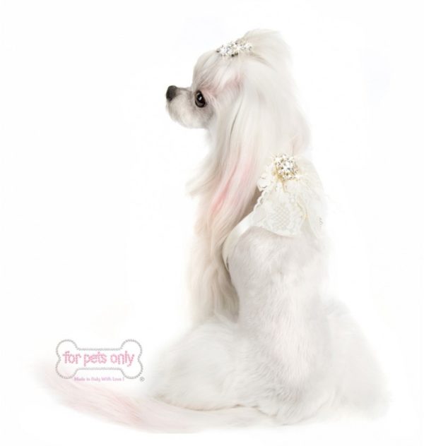 FOR PETS ONLY-COCKTAIL PARTY WHITE HARNESS - Image 2