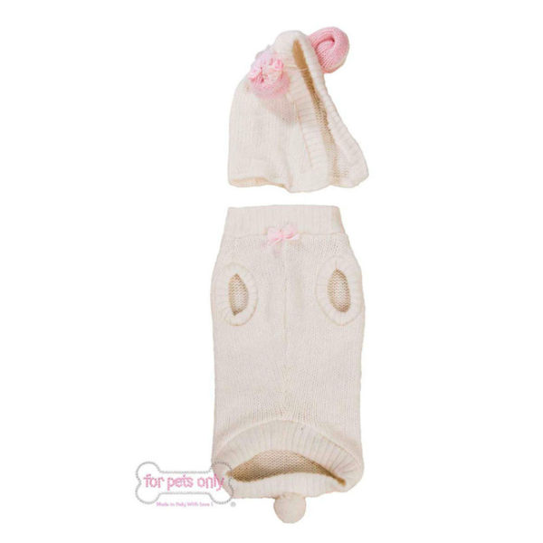 FOR PETS ONLY-Bear bunny white wool pull - Image 2