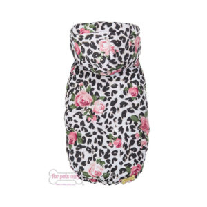 FOR PETS ONLY-ROMANTIC LEO ROSES REVERSIBLE RAINCOAT