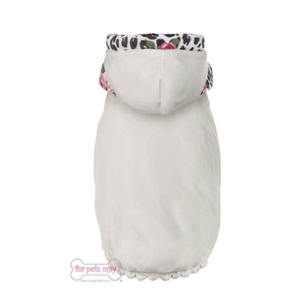 FOR PETS ONLY-ROMANTIC LEO ROSES REVERSIBLE RAINCOAT - Image 2