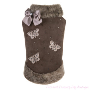 FOR PETS ONLY-Butterfly lamb shearling coat-couture collection