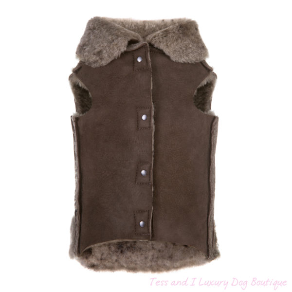 FOR PETS ONLY-SKULL LAMB SHEARLING COAT-COUTURE COLLECTION - Image 2