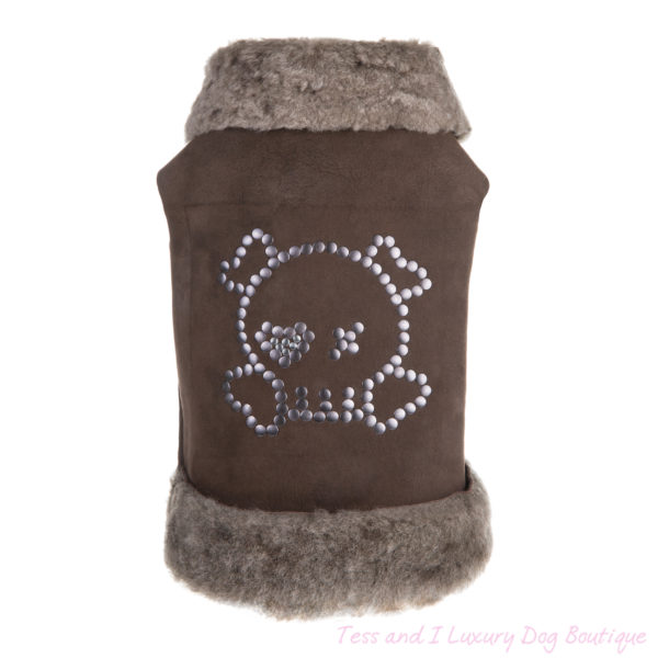 FOR PETS ONLY-SKULL LAMB SHEARLING COAT-COUTURE COLLECTION