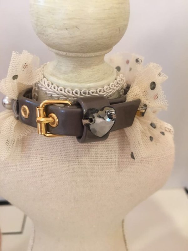FOR PETS ONLY-SNOW PRINCESS NATURAL COLLAR-COUTURE COLLECTION - Image 2