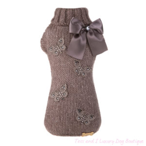 FOR PETS ONLY-SNOW PRINCESS NATURAL WOOL PULL-COUTURE COLLECTION