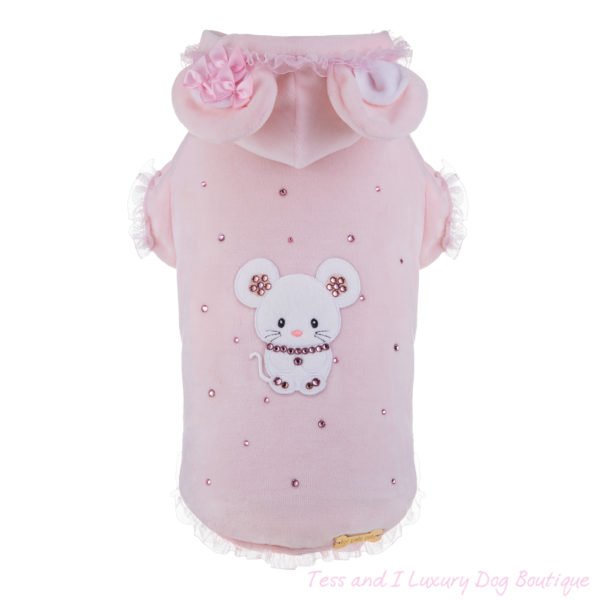 FOR PETS ONLY-TOPOMIO PINK CHENILLE PULL-LIMITED EDITION