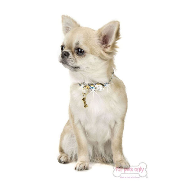 Designer Blue Denim Collar - Image 3