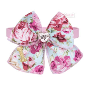 Roses Bow collar-Pink