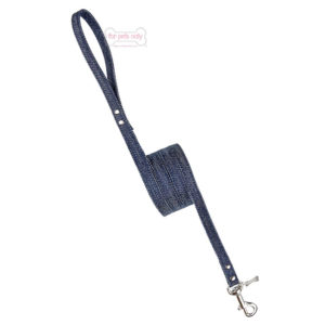 Plain lead Blue Jeans- silver