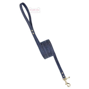 Plain lead Blue Jeans-Gold
