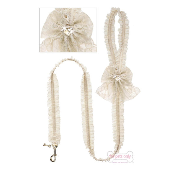 Lingerie Lace leash- Beige