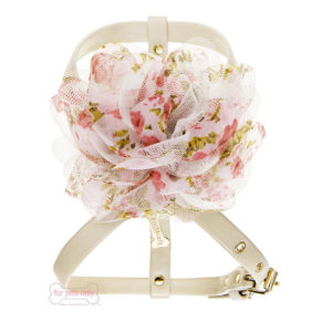 Romantic rose harness-Cream