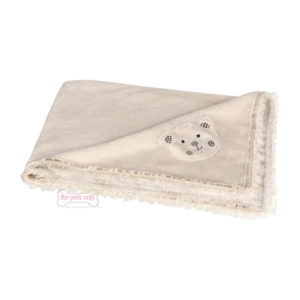 My bear chenille cover- beige