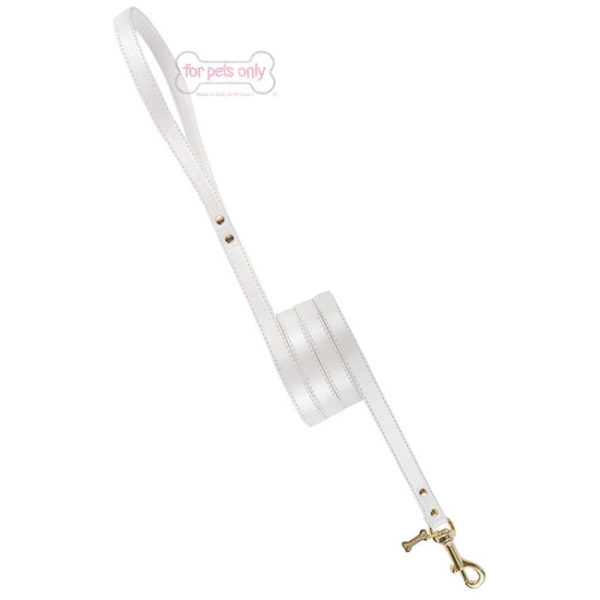 Gold collection plain lead white-gold