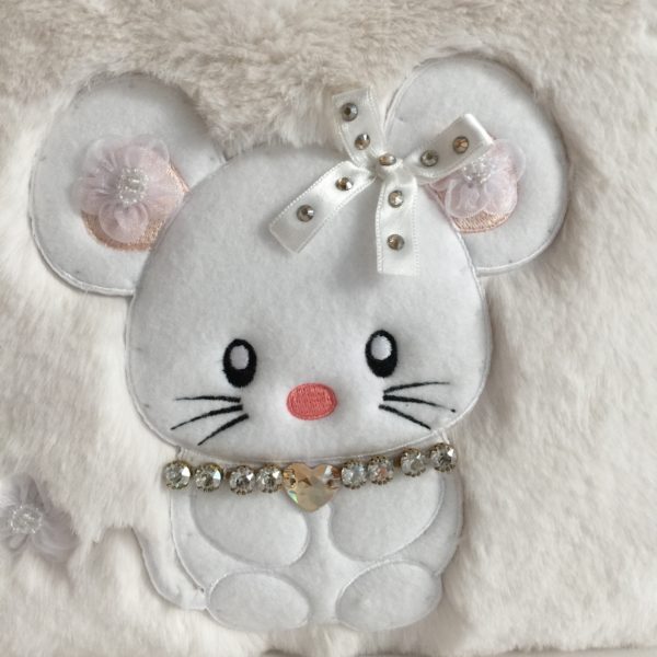 White Topomio Eco Fur bag-Limited Edition - Image 2