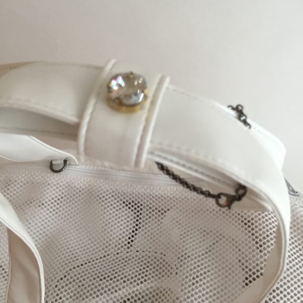 White Topomio Eco Fur bag-Limited Edition - Image 5