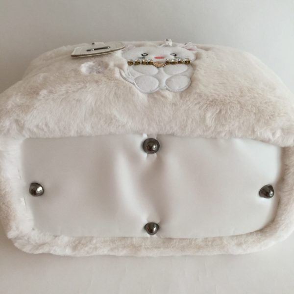 White Topomio Eco Fur bag-Limited Edition - Image 6