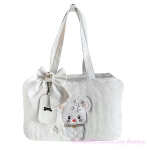 White Topomio Eco Fur bag-Limited Edition