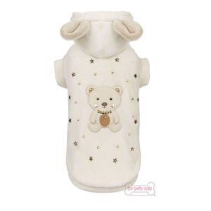 Butter and bear chenille pull-ivory