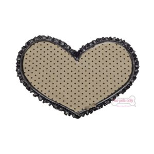 Lovely lunchtime dot beige mat 