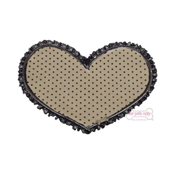 Lovely lunchtime dot beige mat 