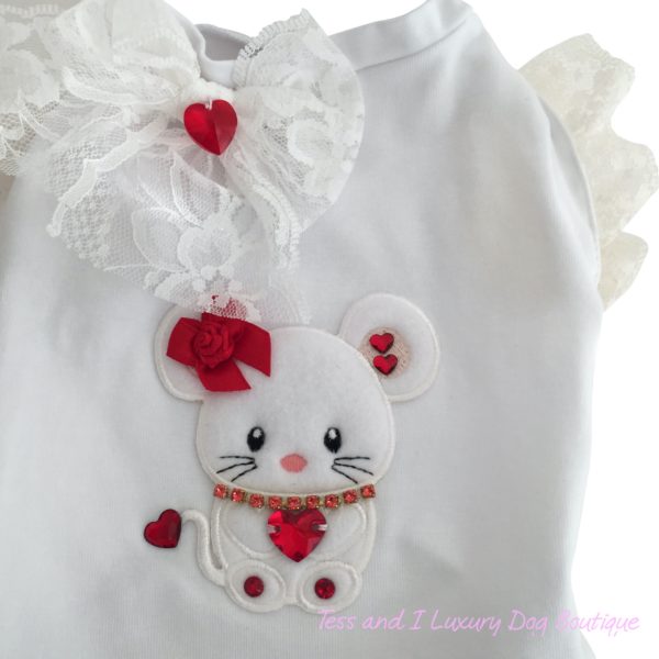 Topomio in Love White T-Shirt-limited edition - Image 2