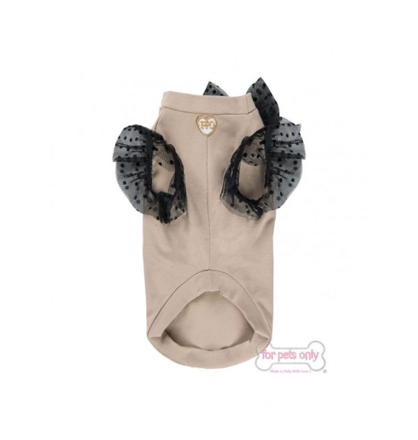 Romantic baby t-shirt beige - Image 2