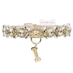 crystal garden gold collar