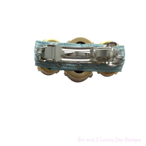 Barrette light blue hair clip-limited edition - Image 2